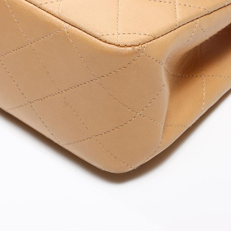 CHANEL シャネル ショルダーバッグ ラムスキン マトラッセ 25cm ダブル  