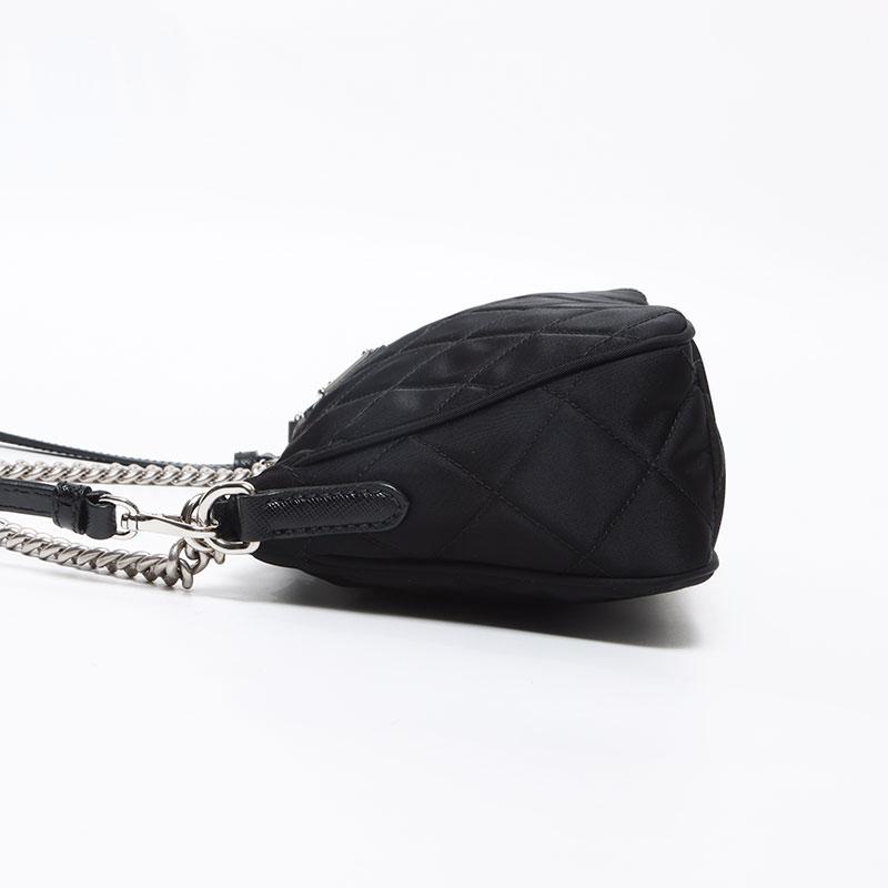 プラダ PRADA ショルダーバッグ ナイロン 2way チェーン キルティング