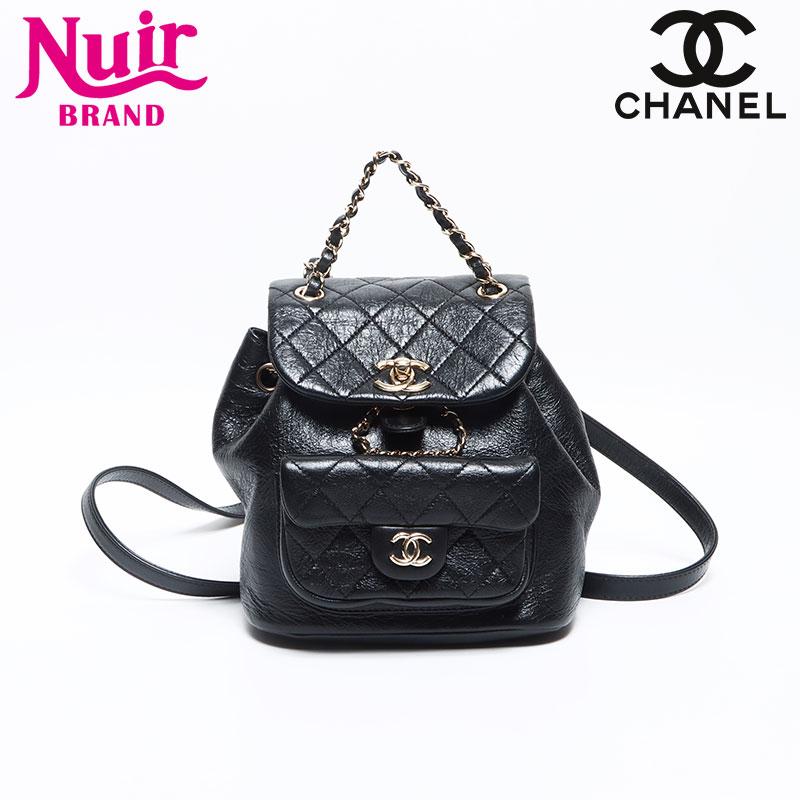 シャネル CHANEL レザー マトラッセ ミニ リュック・デイパック