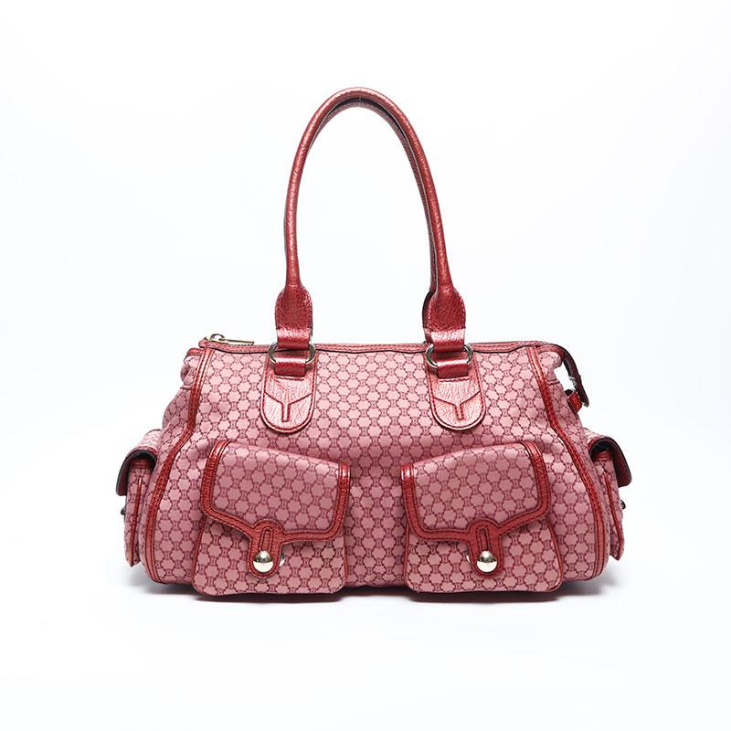 CELINE セリーヌ ハンドバッグ マカダム キャンバス ポケット