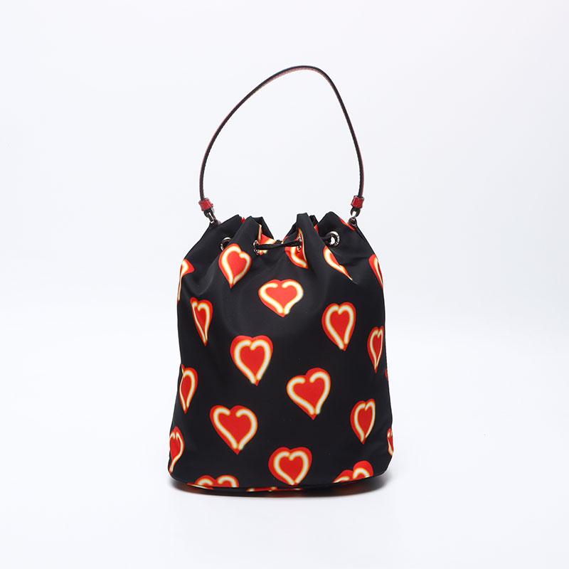 プラダ PRADA ショルダーバッグ テストート キュロイ ハート