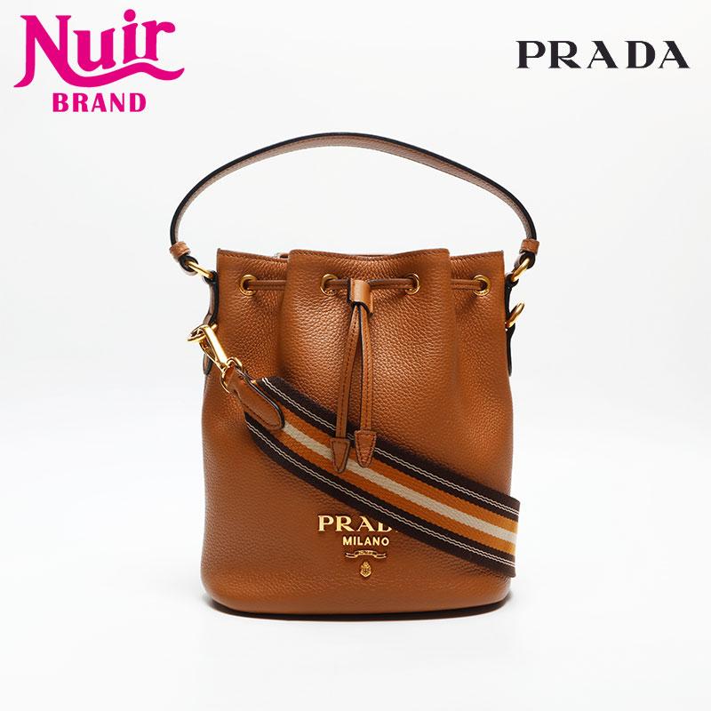 PRADA（プラダ） ショルダーバッグ 巾着 レザー 2way ヴィッテロダイノ 