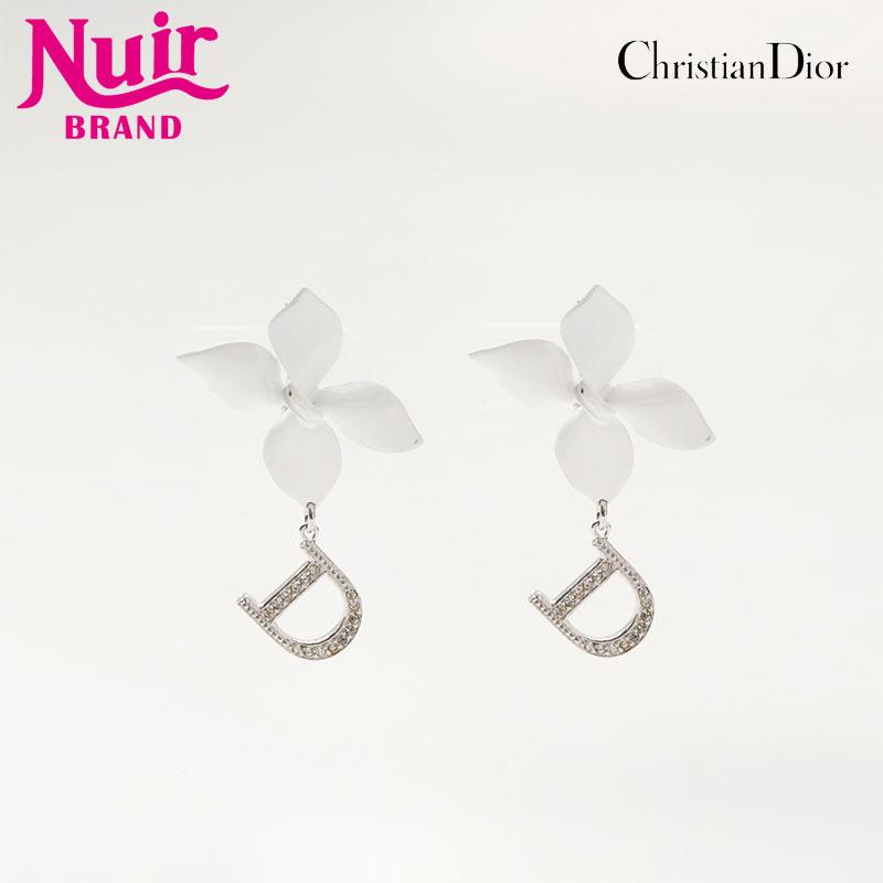 クリスチャンディオール Christian Dior イヤリング ラインストーン