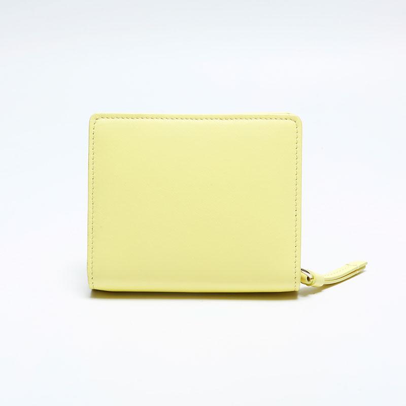 Chloe クロエ 二つ折り財布 センス ロゴ 2つ折りダブルホック イエロー  