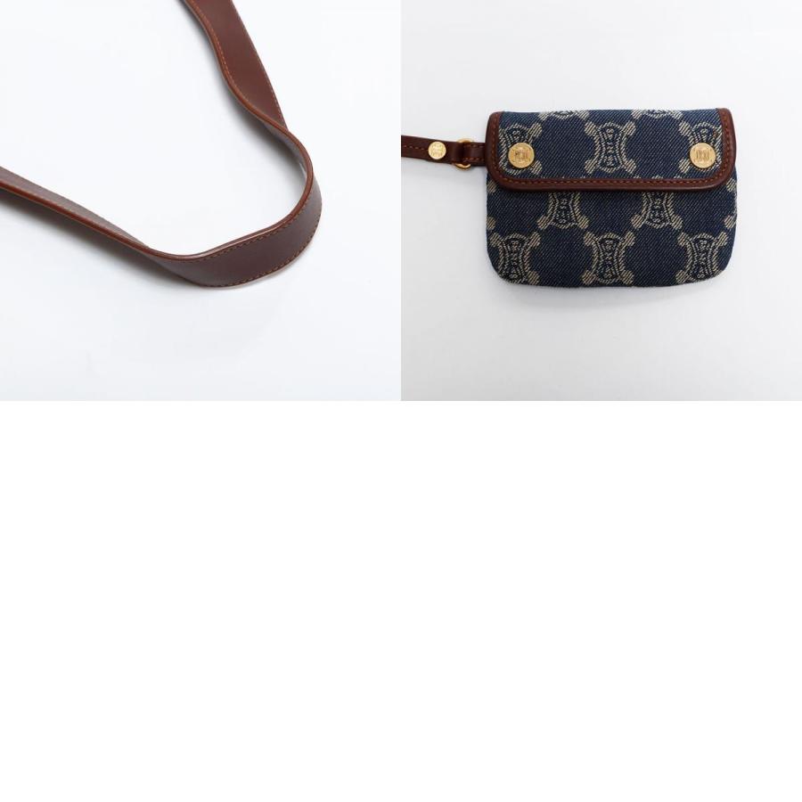 CELINE（セリーヌ） ショルダーバッグ マカダム キャンバス デニム