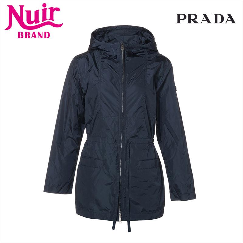 PRADA（プラダ） ジャケット Size:36 ナイロン 2020 ネイビー【中古