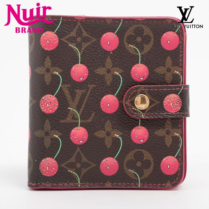 LOUIS VUITTON ルイ・ヴィトン 二つ折り財布 村上隆 モノグラム  
