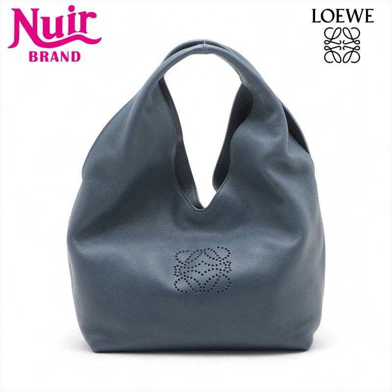 LOEWE（ロエベ） ハンドバッグ アナグラム デュナス ネイビー : NUIR 