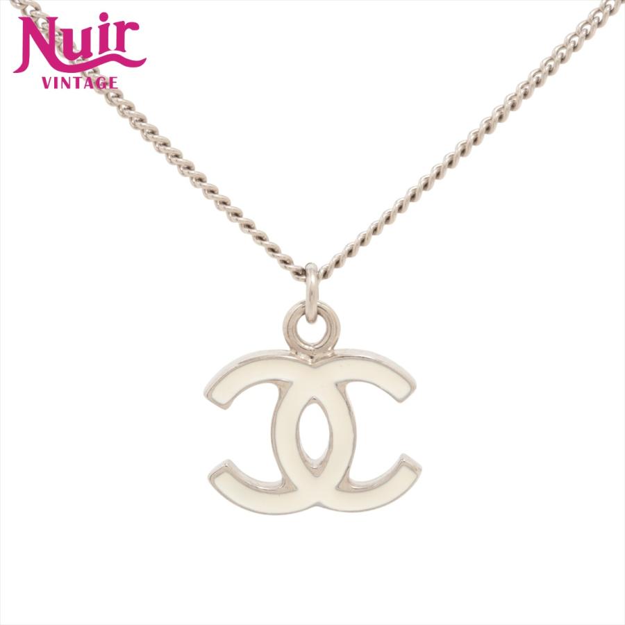 CHANEL（シャネル） ネックレス 07V 2007年 ココマーク 白 シルバー 