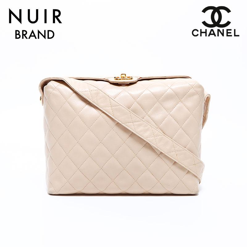 ヴィンテージ】CHANEL マトラッセ ラムスキンチェーンショルダー1988年
