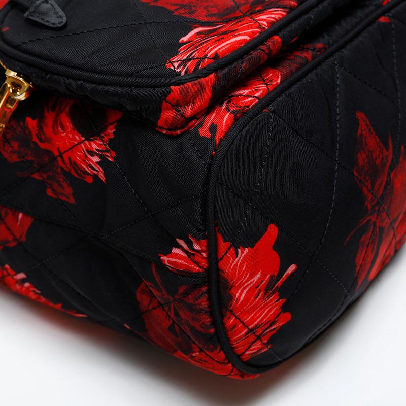 PRADA プラダ ショルダーバッグ ナイロン 巾着 フラワープリント