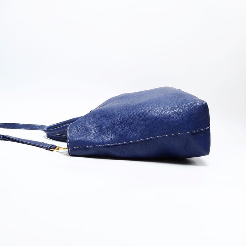 PRADA（プラダ） トートバッグ レザー 2way ブルー【中古】 : NUIR