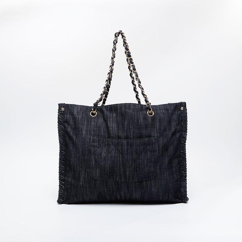 CHANEL シャネル トートバッグ 10番台 2005-2006 デニム夜間飛行 2.55 