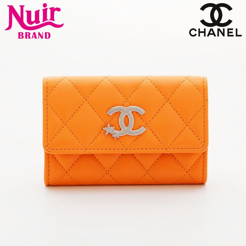 CHANEL（シャネル） カードケース ラムスキン ココマーク マトラッセ