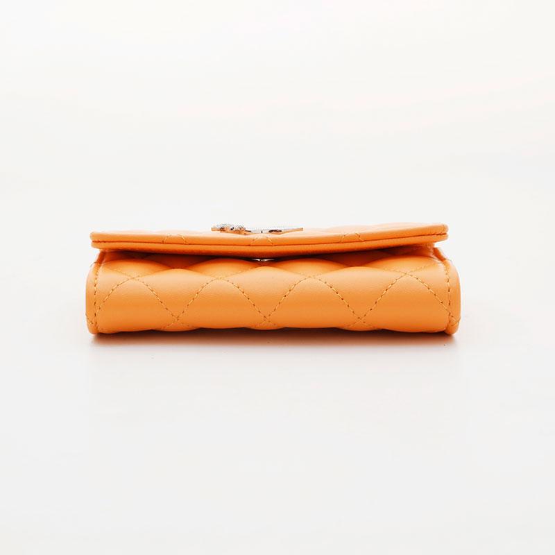 CHANEL（シャネル） カードケース ラムスキン ココマーク マトラッセ