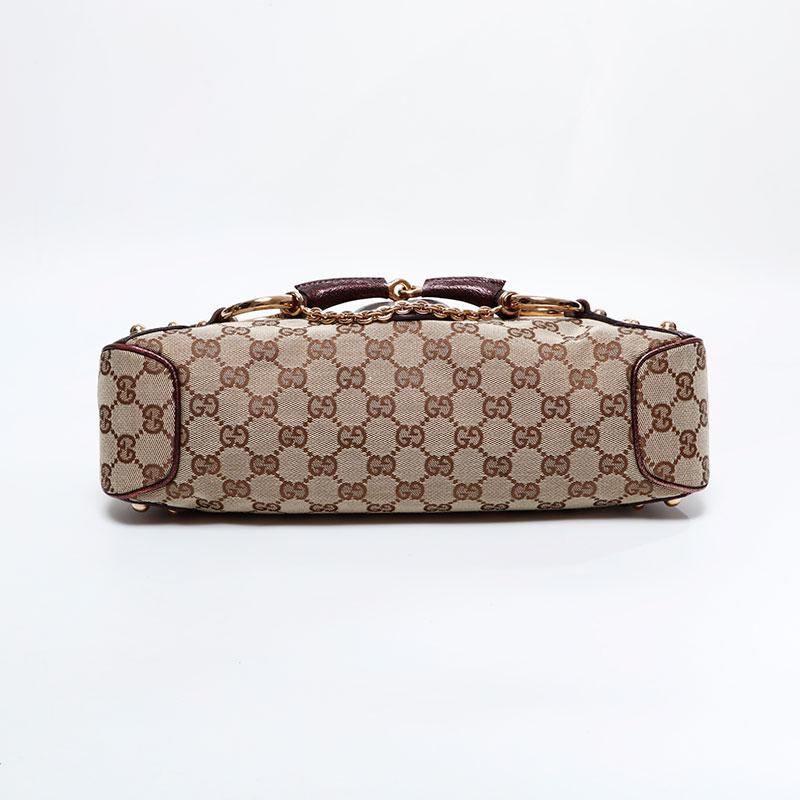 GUCCI（グッチ） ショルダーバッグ ホースビット GGキャンバス ワン