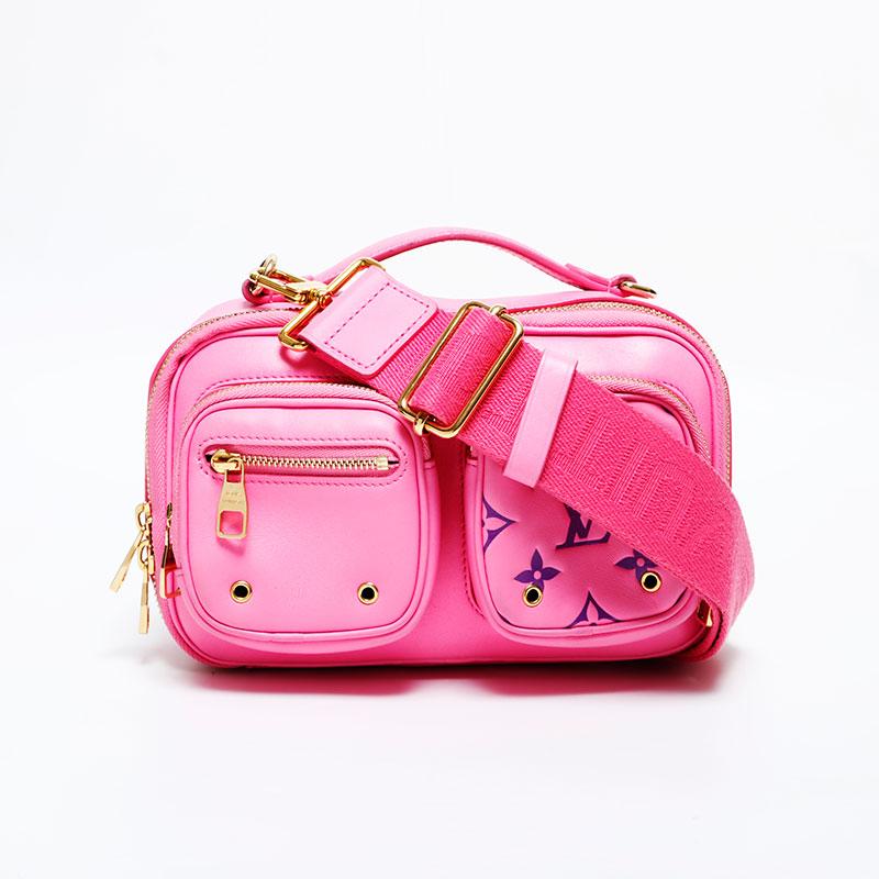 ルイ・ヴィトン LOUIS VUITTON ショルダーバッグ ユーティリティ クロスボディ ピンク【中古】_1