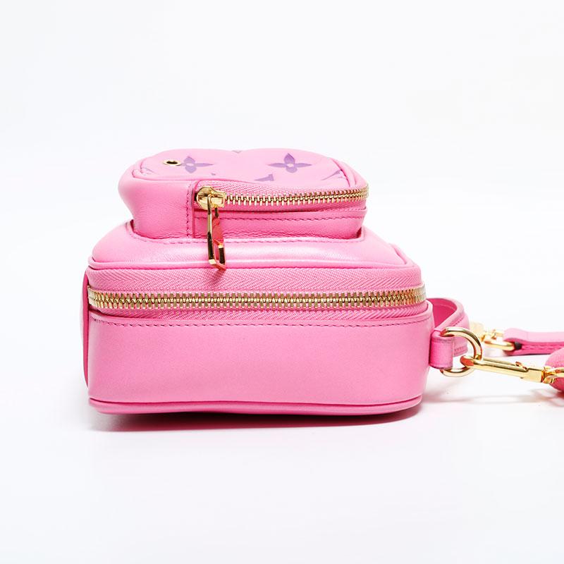 ルイ・ヴィトン LOUIS VUITTON ショルダーバッグ ユーティリティ クロスボディ ピンク【中古】_4