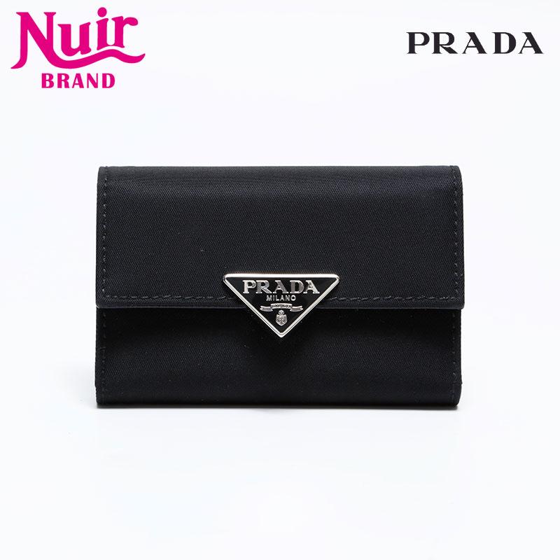 PRADA プラダ キーケース トライアングル ロゴ ナイロン