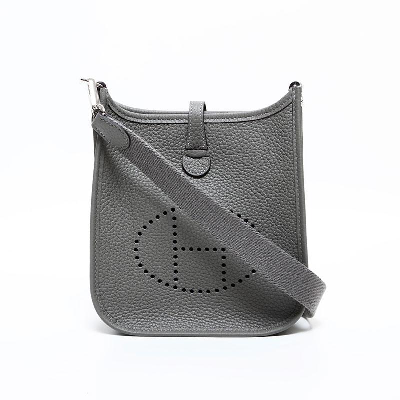 ✨新品展示品✨HERMES エヴリン I PM❤️トリヨン 大人気ダークグレー✨ HERMES（エルメス） ショルダーバッグ エブリン TPM トリヨン W刻印