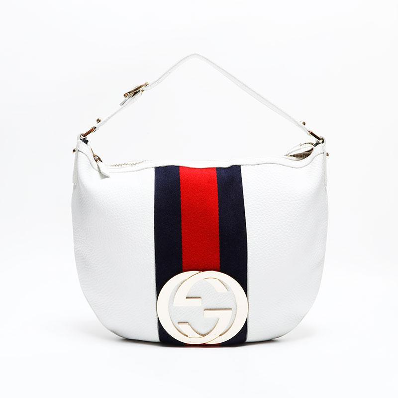 GUCCI グッチ ショルダーバッグ レザー シェリーライン インター