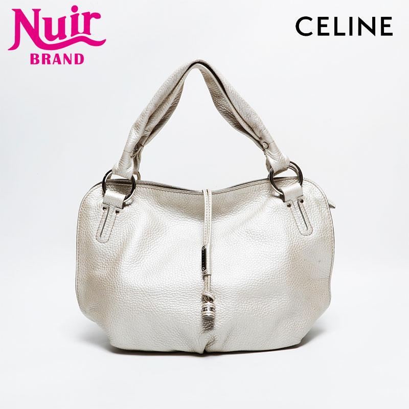 CELINE セリーヌ ショルダーバッグ レザー ビタースイート