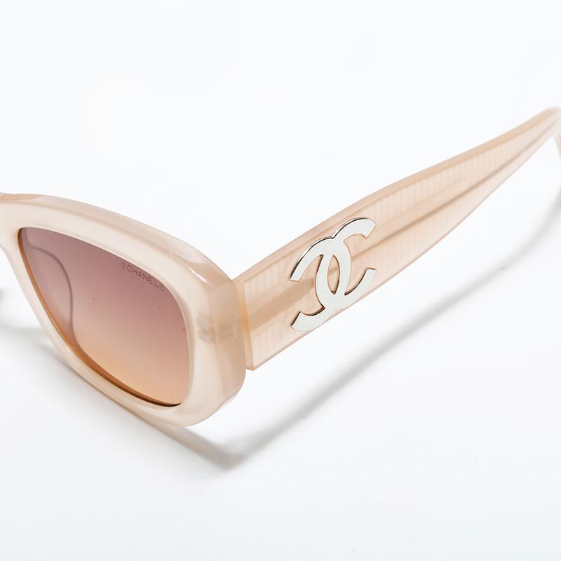 シャネル　サングラス　ココマーク　ピンク 中古・古着通販】CHANEL (シャネル) ココマークサングラス