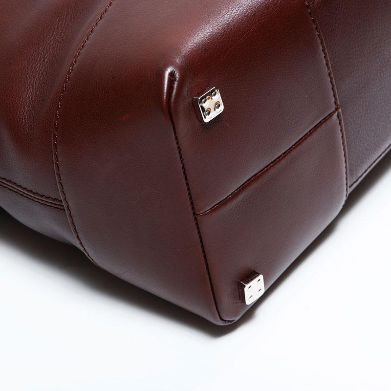 美品✨LOEWE ロエベ ハンドバッグ アナグラム レザー ブラウン LOEWE ロエベ アナグラム トートバッグ バッグ レザー