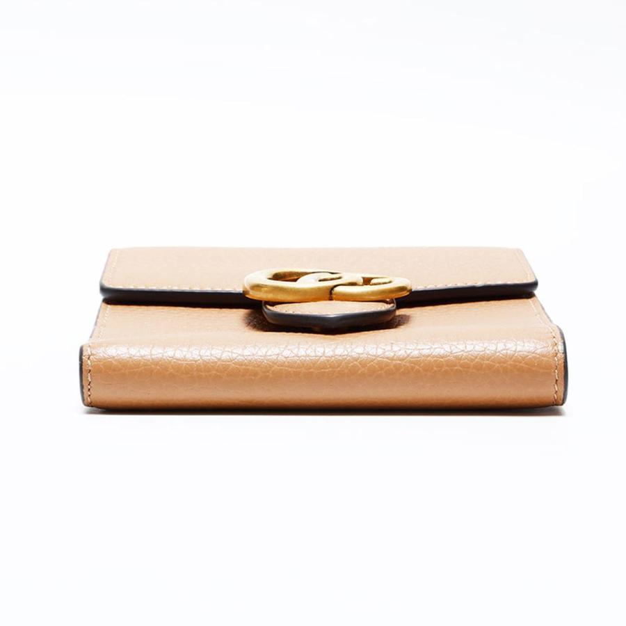 GUCCI グッチ 二つ折り財布 GG マーモント レザー ダブルG