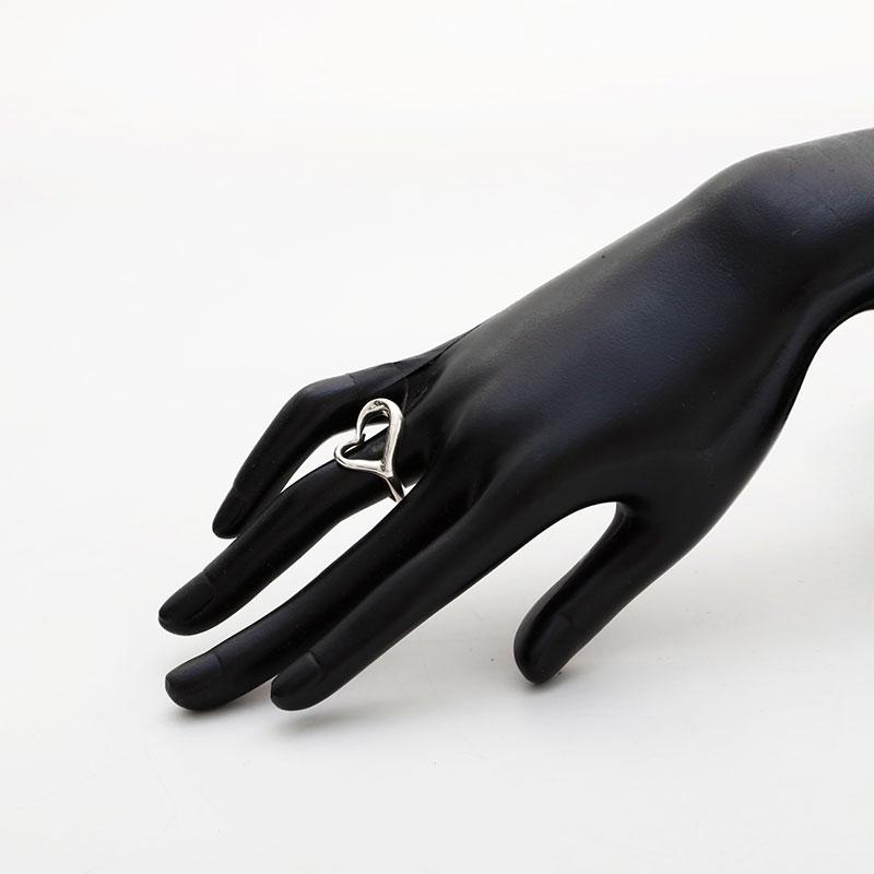 ティファニー　オープンハート　リング　14号 ティファニーオープンハート リング レディース K18ピンク