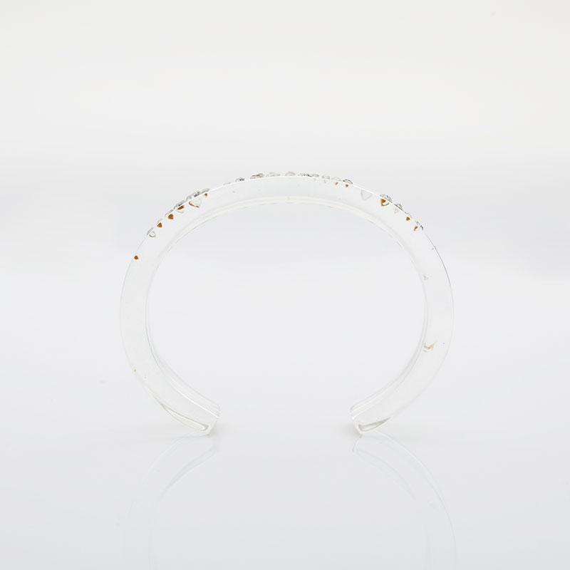 ChristianDior ディオール クリアバングル ロゴラインストーン クリスチャンディオール Christian Dior ブレスレット ロゴ