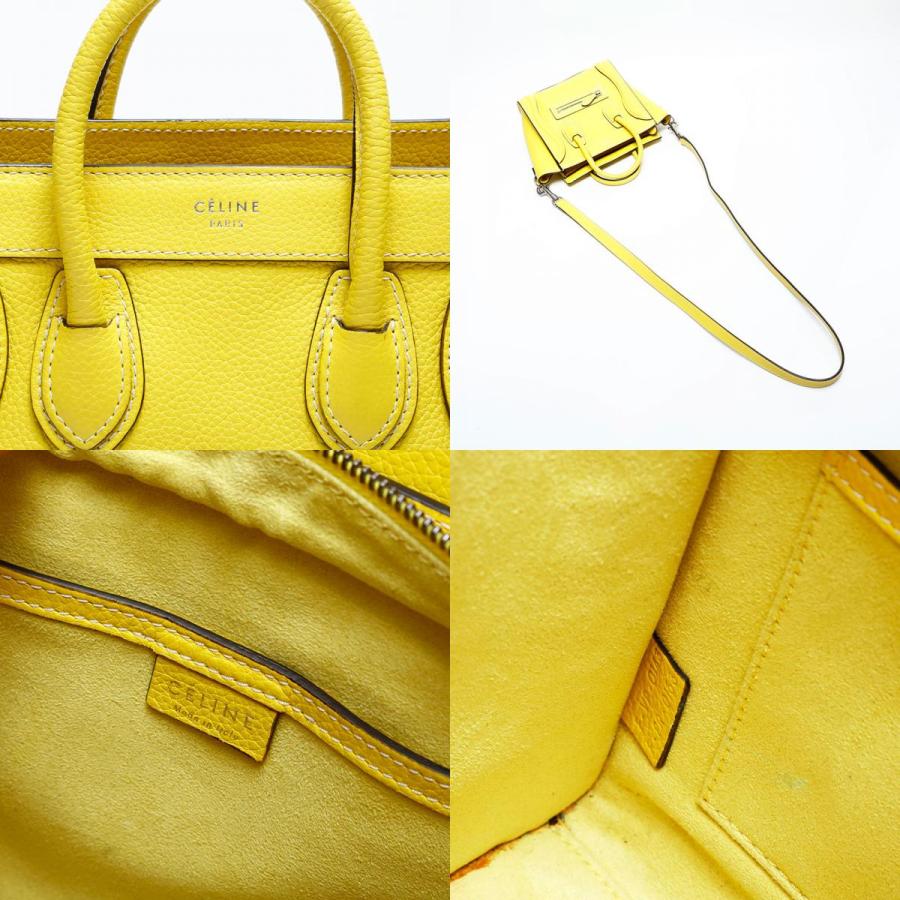 CELINE セリーヌ ハンドバッグ ナノ ラゲージ 2way レザー