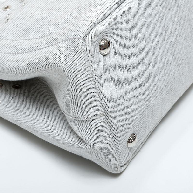 プラダ デニム カナパ ミニ 2WAYハンドバッグ PRADA プラダ カナパ ミニ ブルー デニム 2wayバッグ