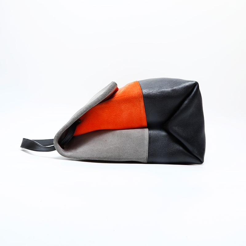 CELINE（セリーヌ） ショルダーバッグ スエード フラップ マルチカラー