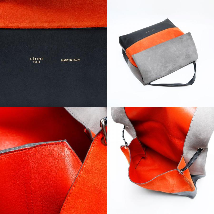 CELINE セリーヌ ショルダーバッグ スエード フラップ マルチ