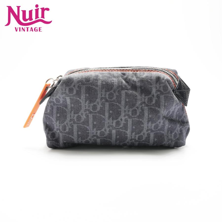 高級 人気 クリスチャンディオール トロッター デニムポーチ クリスチャンディオール Christian Dior ポーチ トロッター