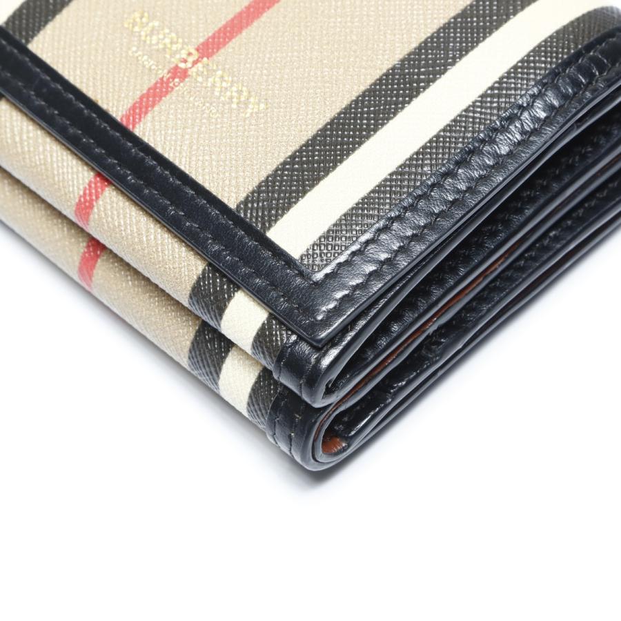 BURBERRY（バーバリー） 三つ折り財布 PVC ノバチェック ブラウン