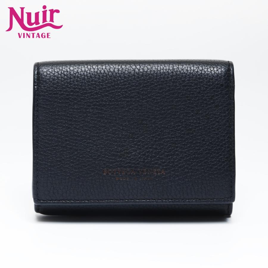 ボッテガヴェネタ BOTTEGAVENETA 三つ折り財布 レザー コンパクト