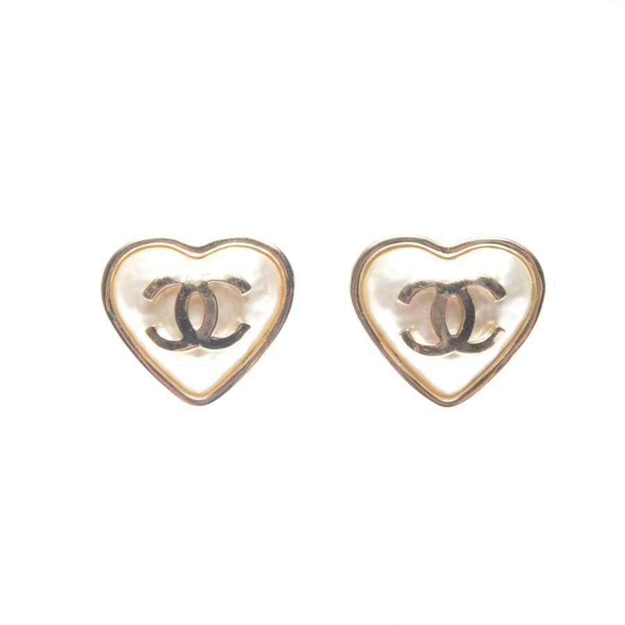 CHANEL（シャネル） ピアス B22 C 2022年 ココマーク ハートフェイク