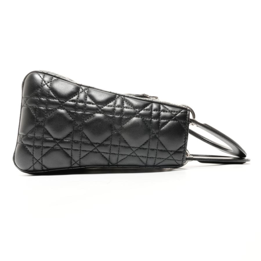 クリスチャンディオール ブラック レザー ヴィンテージ クリスチャンディオール Christian Dior ハンドバッグ ラムスキン