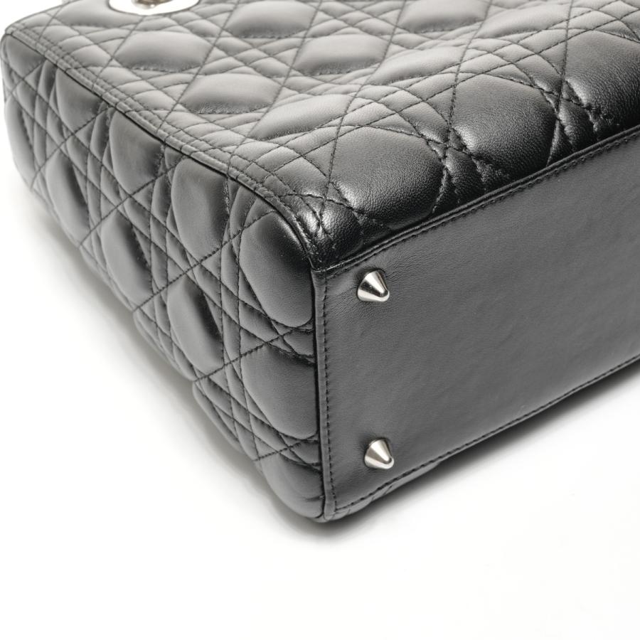 クリスチャンディオール Christian Dior ハンドバッグ ラムスキン