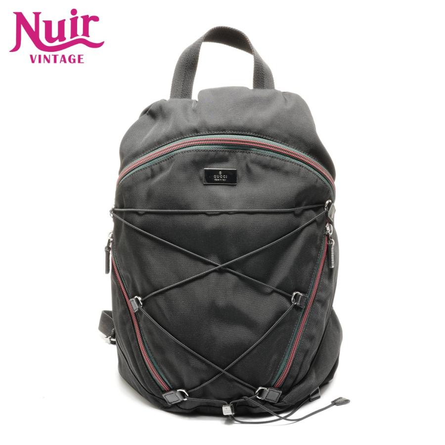 GUCCI グッチ リュック・デイパック ナイロン ブラック : NUIR VINTAGE