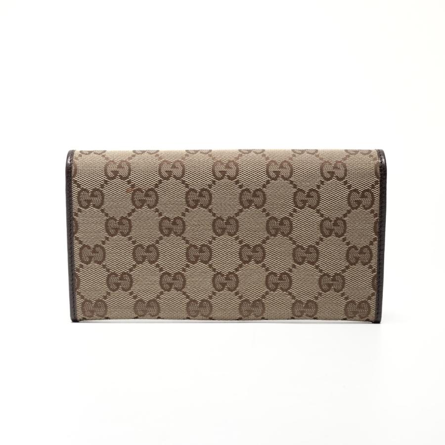 GUCCI（グッチ） 長財布 GGキャンバス ブラウン : NUIR VINTAGE ヤフー