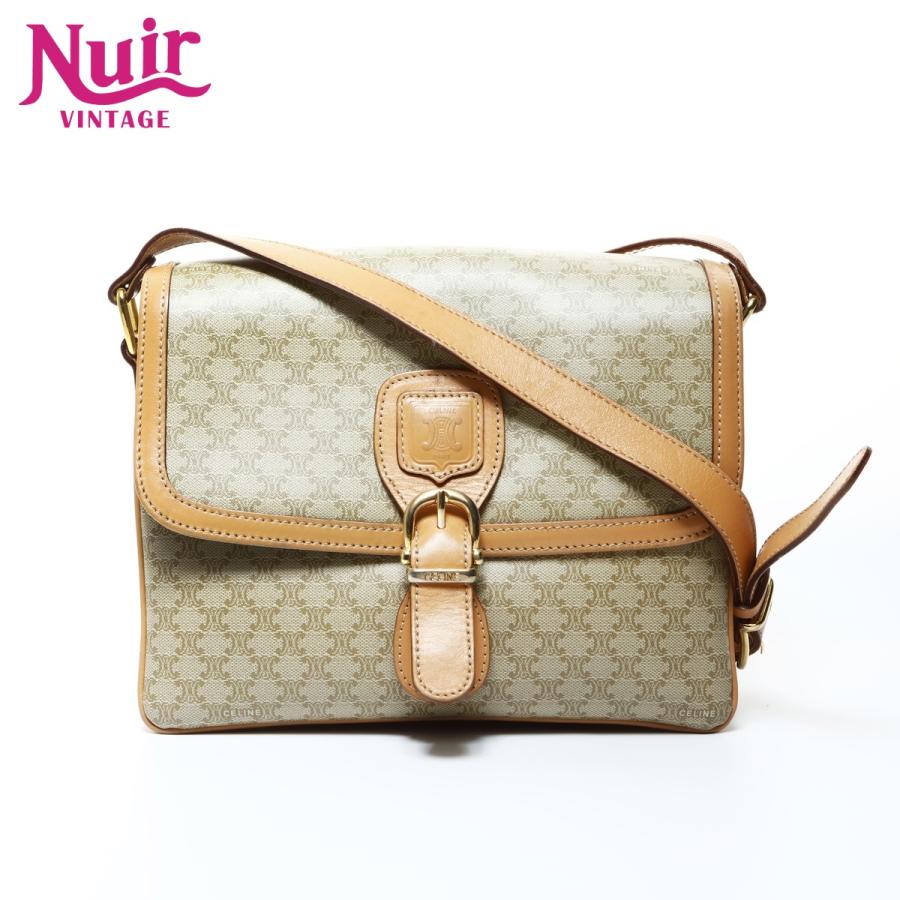 CELINE（セリーヌ） ショルダーバッグ PVC マカダム ベージュ : NUIR