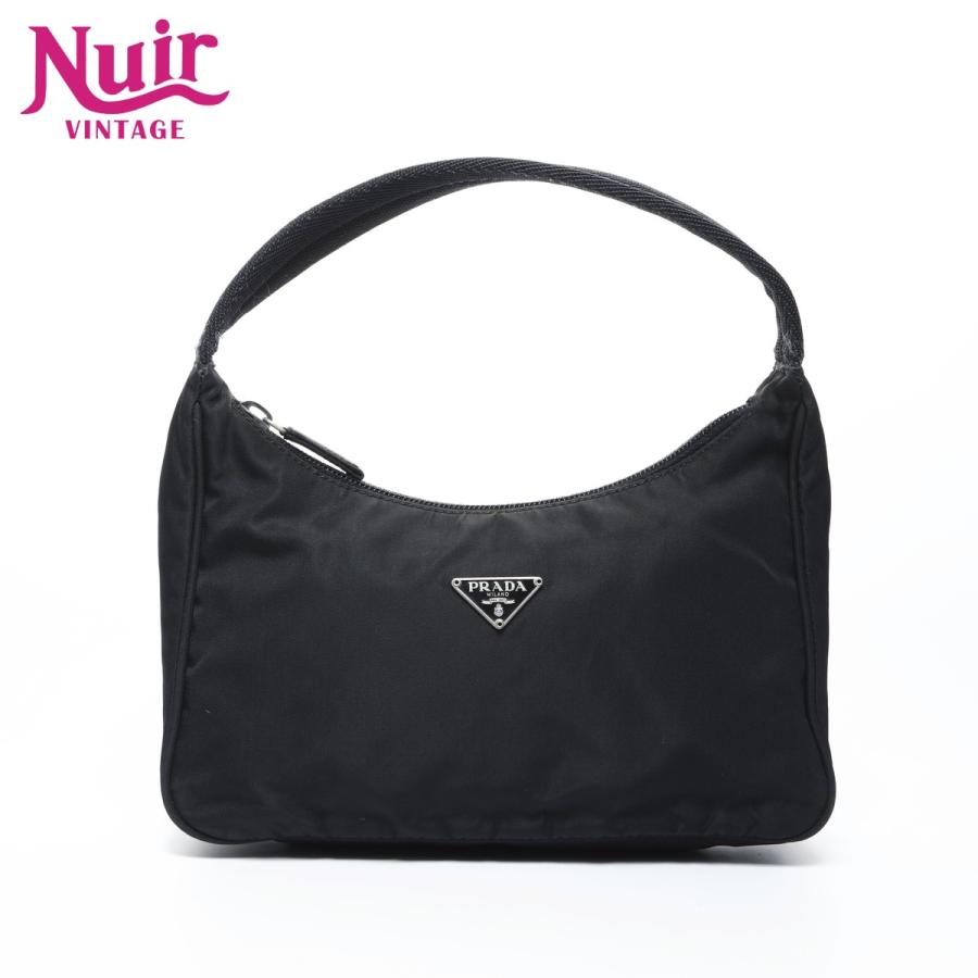 PRADA（プラダ） ハンドバッグ ナイロン ホーボー ブラック【中古  