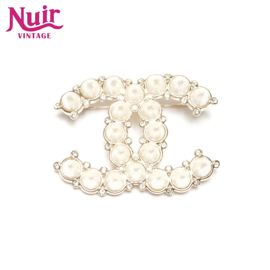 【国内正規品】  CHANEL シャネル ブローチ パール CHANEL（シャネル） ブローチ A22C ココマーク パール ラインストーン