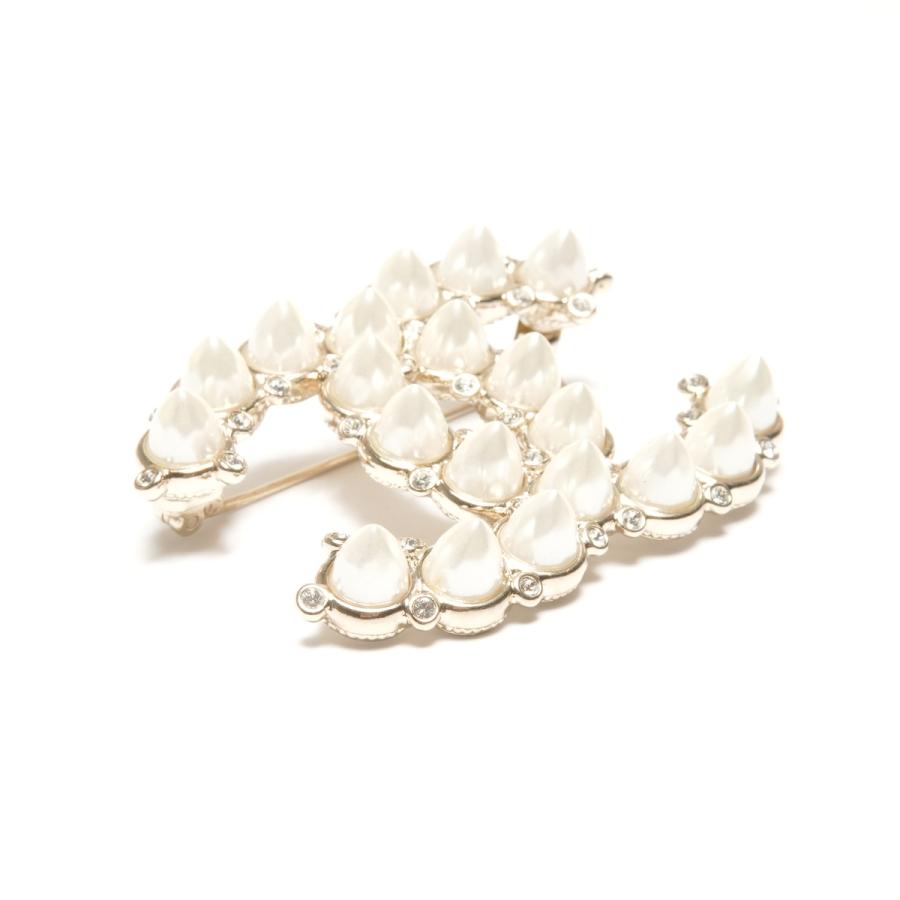 CHANEL（シャネル） ブローチ A22C ココマーク パール ラインストーン