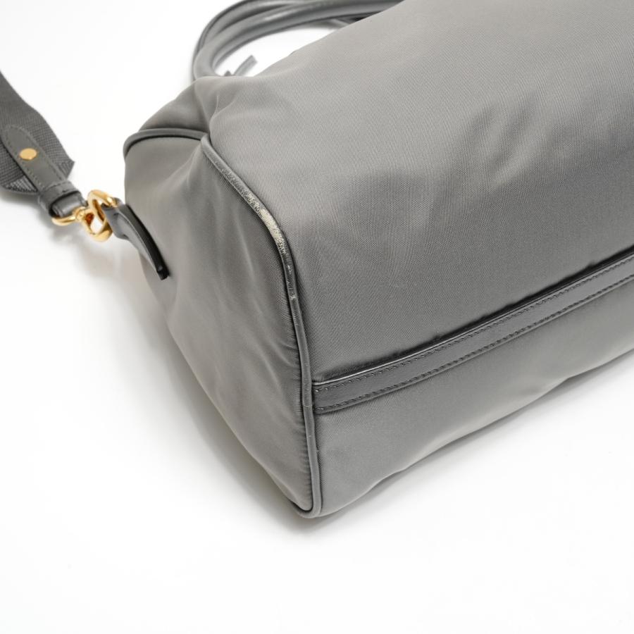 PRADA（プラダ） ショルダーバッグ 2way ナイロン ボストン グレー