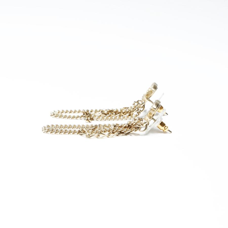 CHANEL（シャネル） ピアス 09P 2009 ココマーク チェーン ゴールド