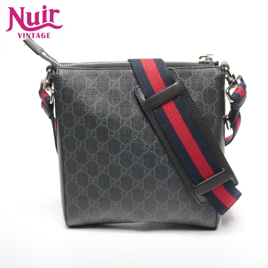 値下/希少 グッチ ショルダー シェリーライン GGスプリーム PVC タイガー オールドグッチショルダーバッグ シェリーラインPVCレザー